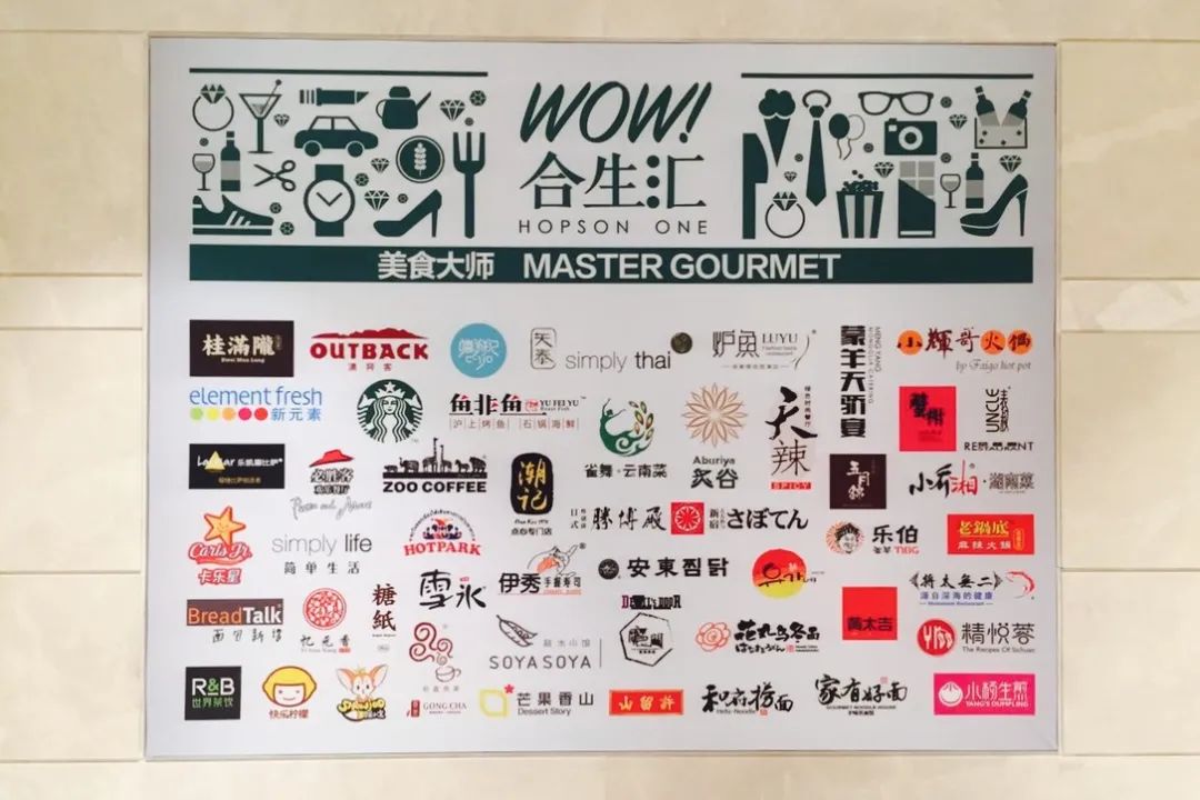购物中心品牌logo墙案例赏析